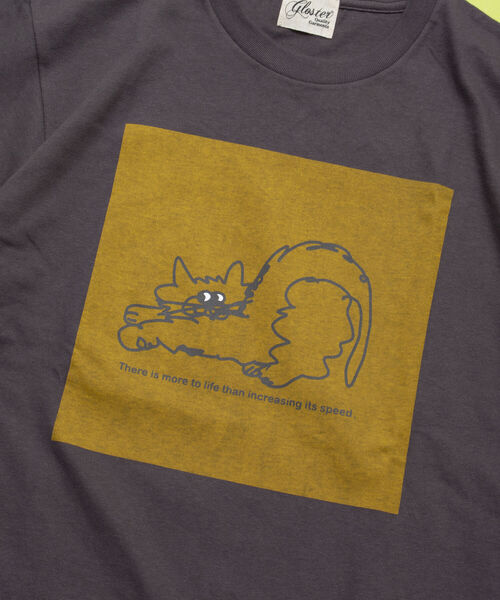 GLOSTER（グロスター）の「イラストレーター【ogwillust/オガワナツミ】 コラボTシャツ vol2（Tシャツ/カットソー・メンズ・チャコールグレー/ホワイト・M/L）」の3枚目の写真
