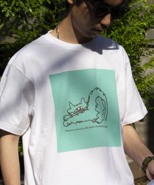 GLOSTER（グロスター）の「イラストレーター【ogwillust/オガワナツミ】 コラボTシャツ vol2（Tシャツ/カットソー・メンズ・チャコールグレー/ホワイト・M/L）」の10枚目の写真