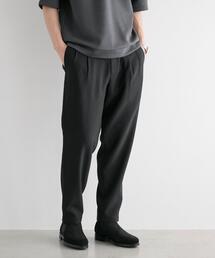 green label relaxing | リネンライク 2プリーツ ９分丈 ユーティリティ パンツ -ストレッチ-(その他パンツ)