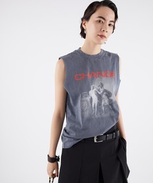 Whim Gazette | 【GEMINI】プリントノースリーブプルオーバー(Tシャツ/カットソー)