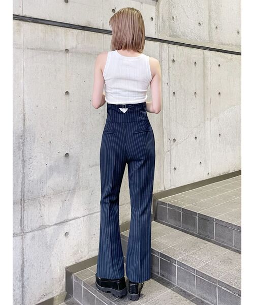 MURUA（ムルーア）の「アメスリタンク（Tシャツ/カットソー・レディース・ホワイト/ブラック/ベージュ/ブルー・FREE）」の8枚目の写真