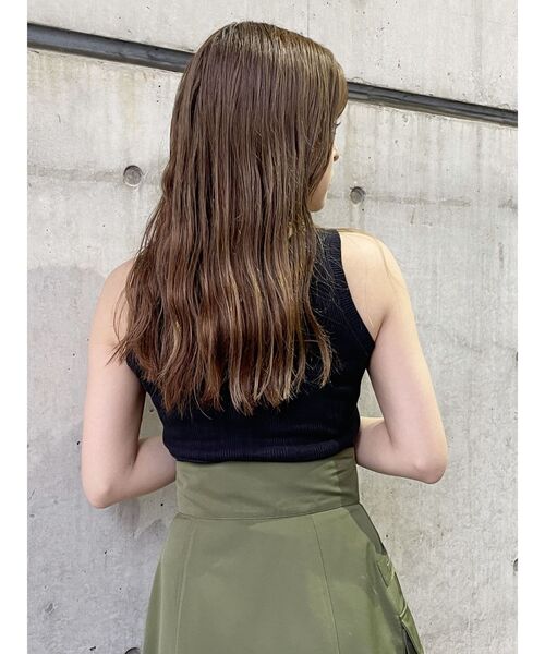 MURUA（ムルーア）の「アメスリタンク（Tシャツ/カットソー・レディース・ホワイト/ブラック/ベージュ/ブルー・FREE）」の13枚目の写真