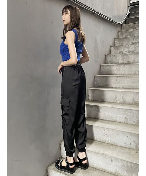 MURUA（ムルーア）の「アメスリタンク（Tシャツ/カットソー・レディース・ホワイト/ブラック/ベージュ/ブルー・FREE）」の21枚目の写真