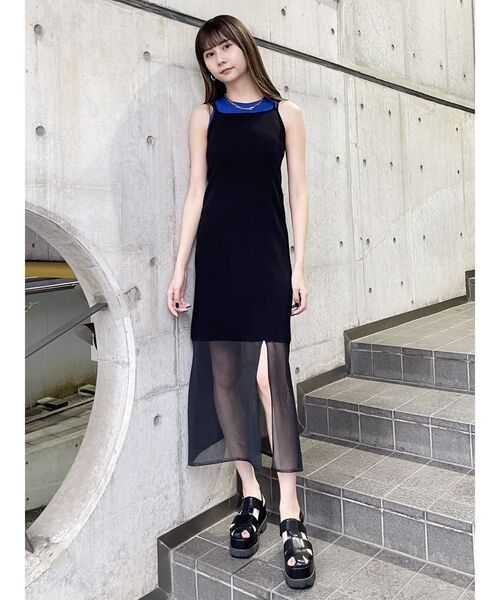 MURUA（ムルーア）の「アメスリタンク（Tシャツ/カットソー・レディース・ホワイト/ブラック/ベージュ/ブルー・FREE）」の22枚目の写真