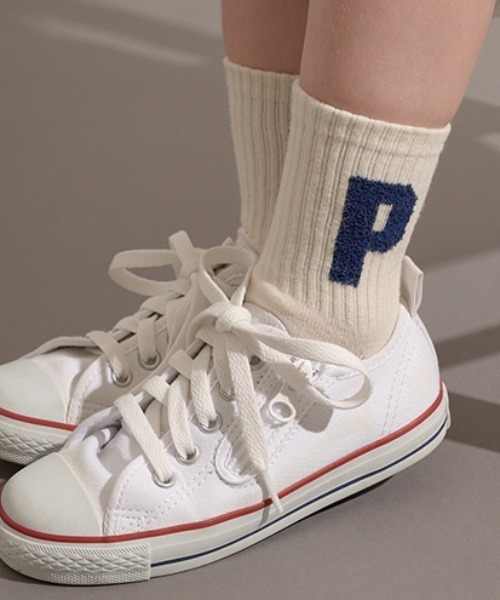 b・ROOM（ビールーム）の「アソートロゴ＆ラインソックス５Ｐセット（ソックス/靴下・キッズ・ブルー・SMALL/MEDIUM）」の4枚目の写真