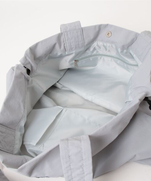 petit main（プティマイン）の「【WEB限定】【プティプラ】ママパパ巾着トートバッグ（トートバッグ・レディース・グレー・FREE）」の2枚目の写真