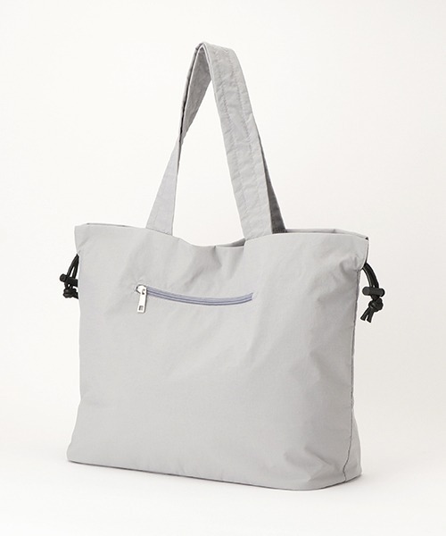petit main（プティマイン）の「【WEB限定】【プティプラ】ママパパ巾着トートバッグ（トートバッグ・レディース・グレー・FREE）」の9枚目の写真