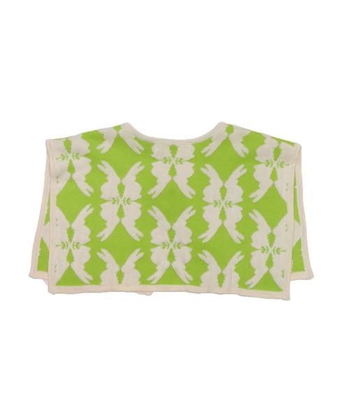 moyan ecri（モヤン エクリ）の「<moyan ecri>オリジナル編み付け襟lucky charm motif knit Attache collar（付け襟・レディース・オレンジ/ブルー/グリーン/ライトグリーン・FREE）」の17枚目の写真