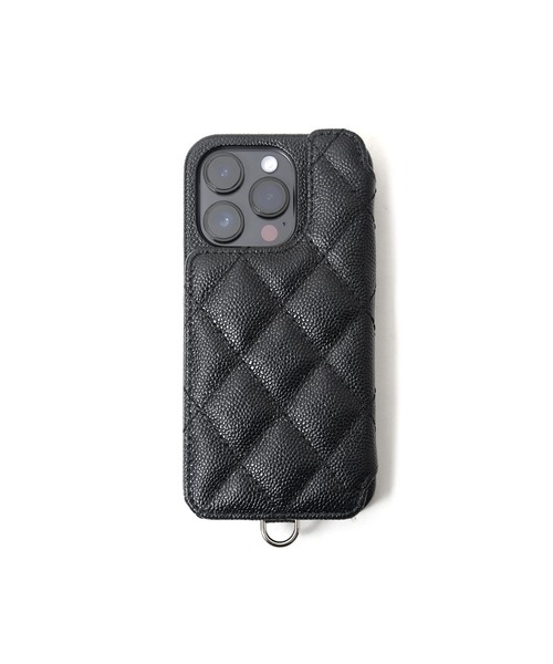 SOPHNET.(ソフネット)の「DEMIURVO LEATHER QUILTING PHONE CASE for iPhone(スマホケース/カバー・メンズ・A/B・FREE)」の2枚目の写真