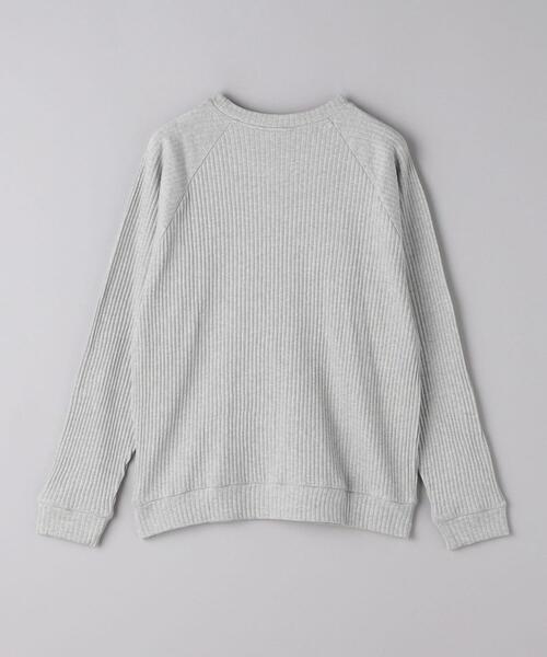 BASERANGE(ベースレンジ)の「<BASERANGE>リブ スウェット(スウェット・レディース・グレー/オフホワイト・S)」の12枚目の写真