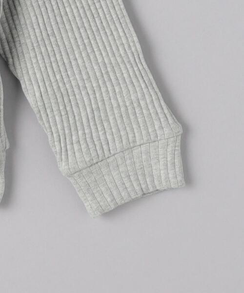 BASERANGE(ベースレンジ)の「<BASERANGE>リブ スウェット(スウェット・レディース・グレー/オフホワイト・S)」の14枚目の写真