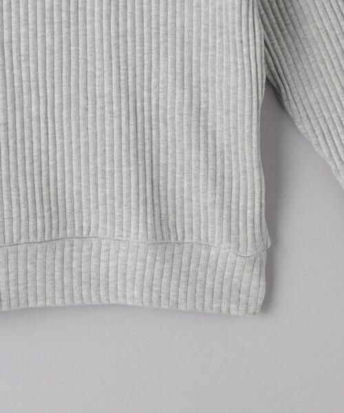 BASERANGE(ベースレンジ)の「<BASERANGE>リブ スウェット(スウェット・レディース・グレー/オフホワイト・S)」の15枚目の写真