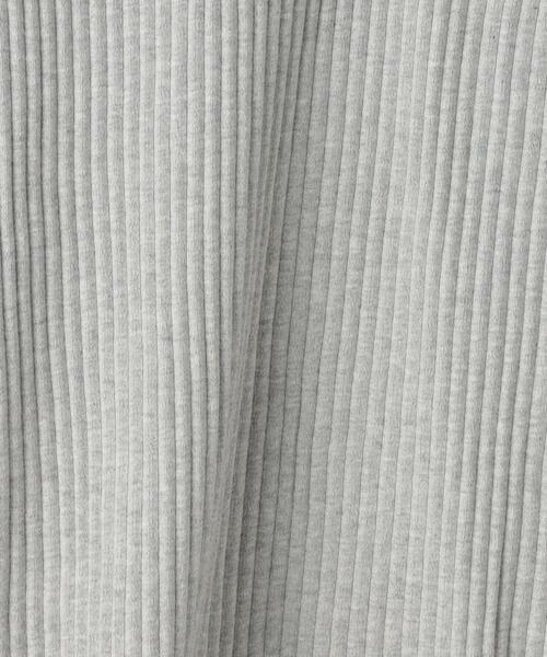 BASERANGE(ベースレンジ)の「<BASERANGE>リブ スウェット(スウェット・レディース・グレー/オフホワイト・S)」の16枚目の写真
