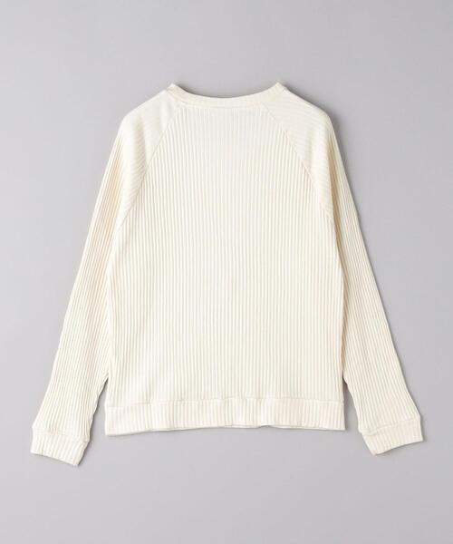 BASERANGE(ベースレンジ)の「<BASERANGE>リブ スウェット(スウェット・レディース・グレー/オフホワイト・S)」の22枚目の写真