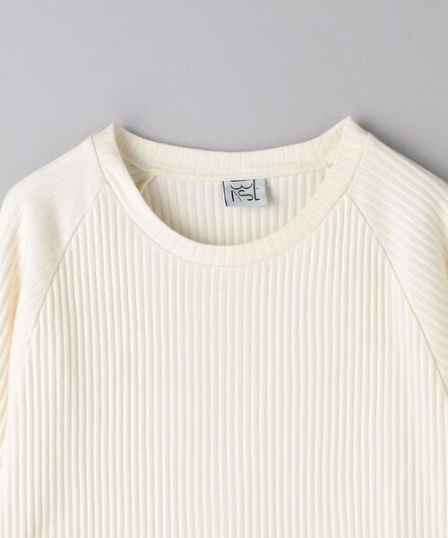 BASERANGE(ベースレンジ)の「<BASERANGE>リブ スウェット(スウェット・レディース・グレー/オフホワイト・S)」の21枚目の写真