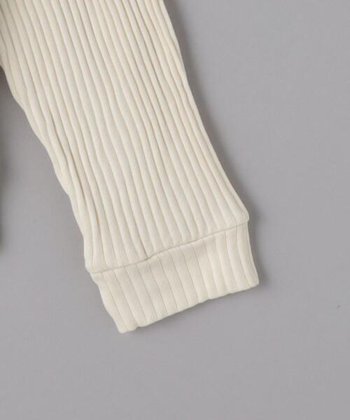 BASERANGE(ベースレンジ)の「<BASERANGE>リブ スウェット(スウェット・レディース・グレー/オフホワイト・S)」の20枚目の写真