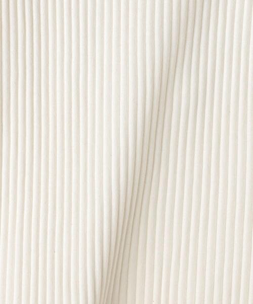 BASERANGE(ベースレンジ)の「<BASERANGE>リブ スウェット(スウェット・レディース・グレー/オフホワイト・S)」の19枚目の写真