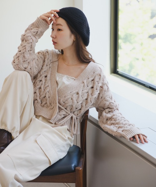 Kastane（カスタネ）の「モヘアニットベレー帽（ハンチング/ベレー帽