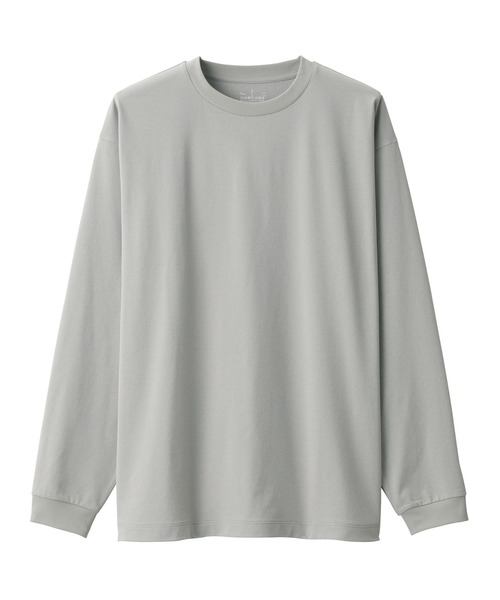 無印良品（ムジルシリョウヒン）の「〔MUJI WALKER〕ＵＶカット吸汗速乾長袖Ｔシャツ（Tシャツ/カットソー・レディース・オフホワイト/ネイビー系/グレー/ブラック・M/S/XL/L/XXL/XS）」の10枚目の写真