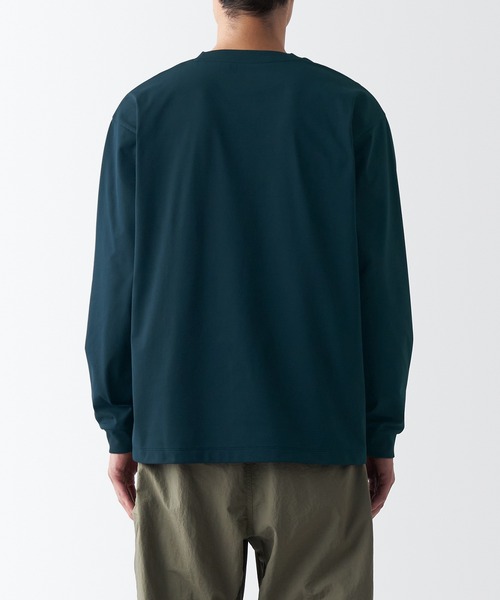 無印良品（ムジルシリョウヒン）の「〔MUJI WALKER〕ＵＶカット吸汗速乾長袖Ｔシャツ（Tシャツ/カットソー・レディース・オフホワイト/ネイビー系/グレー/ブラック・M/S/XL/L/XXL/XS）」の15枚目の写真