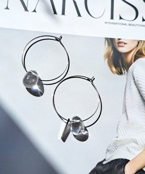 MILIA/drops フープピアス（ピアス（両耳用））｜CERCA