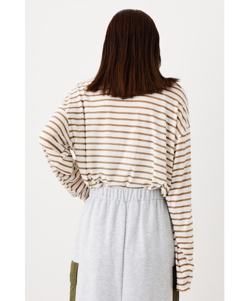 RODEO CROWNS WIDE BOWL(ロデオクラウンズワイドボウル)の「シアーボーダートップス(Tシャツ/カットソー・レディース・オレンジ系その他/グレー系その他/ベージュ系その他・FREE)」の11枚目の写真