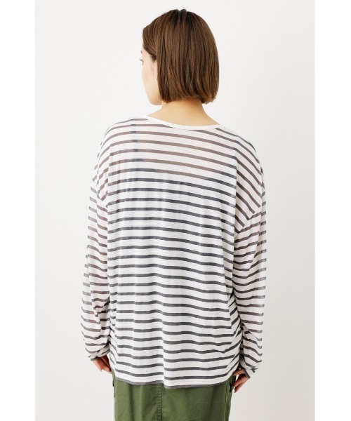 RODEO CROWNS WIDE BOWL(ロデオクラウンズワイドボウル)の「シアーボーダートップス(Tシャツ/カットソー・レディース・オレンジ系その他/グレー系その他/ベージュ系その他・FREE)」の21枚目の写真