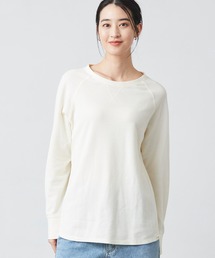 L.L.Bean | アンシュリンカブル・ミニワッフル・ティ、長袖 クルーネック 米国フィット・プチ(Tシャツ/カットソー)