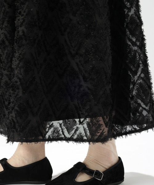 niko and（ニコアンド）の「2WAYモッサモサフレアスカート