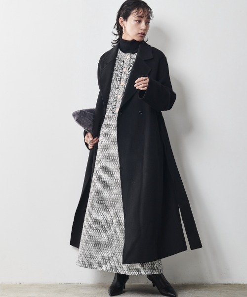 CHIC STYLE(シックスタイル)の「<大きいサイズ>ロングスリーブタートルニットプルオーバー シックスタイル(ニット/セーター・レディース・ブラック/アイボリー/グレー・L/5L/3L/4L/LL)」の13枚目の写真