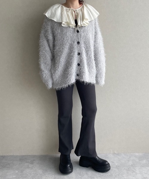 LOWRYS FARM(ローリーズファーム)の「マルチリブレギンス 979276(その他パンツ・レディース・ブラック/グレー・FREE)」の8枚目の写真