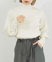 tiptop | 【5色展開】ロングリブハイネックプルオーバー(ニット/セーター)