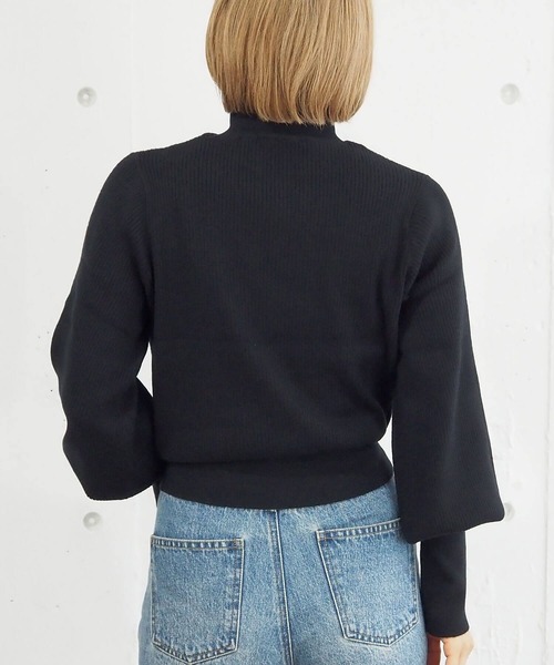 tiptop（ティップトップ）の「【5色展開】ロングリブハイネックプルオーバー（ニット/セーター・レディース・グレー系その他/ライム/オフホワイト/ブラック/ブラック系その他・FREE）」の15枚目の写真