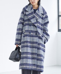 LAVEANGE | シャギーチェックオーバーコート(チェスターコート)