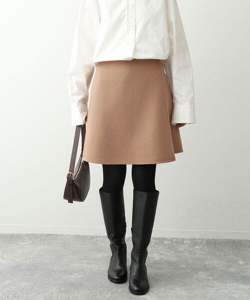SLOBE IENA（スローブイエナ）の「ダブルフェイスミニスカート