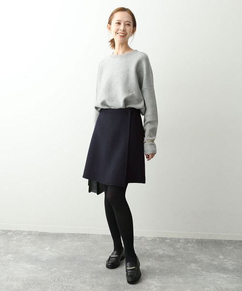 SLOBE IENA（スローブイエナ）の「ダブルフェイスミニスカート