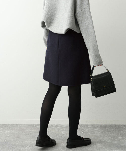 SLOBE IENA（スローブイエナ）の「ダブルフェイスミニスカート