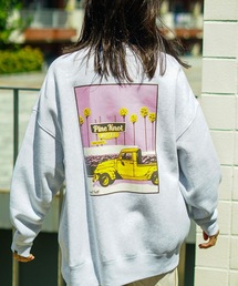 FLEECE/ROIAL(ロイアル)バックプリントスウェットトレーナー