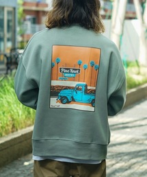 FLEECE/ROIAL(ロイアル)バックプリントスウェットトレーナー