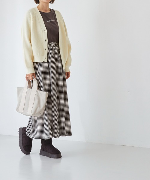 welleg（ウェレッグ）の「厚底ムートンブーツ（ブーツ・レディース・ダークブラウン/ベージュ系/ブラック・LL/L/M）」の10枚目の写真