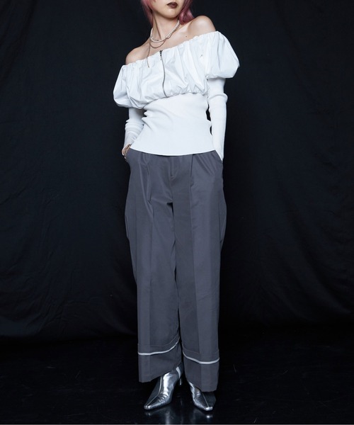 JOSE MOON（ジョゼムーン）の「ZIP OFFSHOULDER/ジップオフ