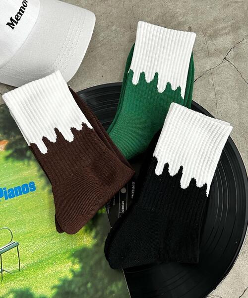 WEGO（ウィゴー）の「WEGO/ハイアンクルデザインソックス（ソックス/靴下・メンズ・その他4/その他3/その他2/その他5/その他1/その他6/その他7・25-27CM）」の8枚目の写真