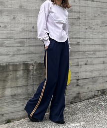 Vintageライクライン センターシーム トラックパンツ