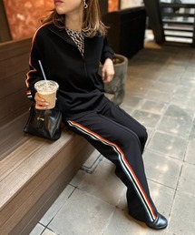 mi via loca | Vintageライクライン センターシーム トラックパンツ(その他パンツ)