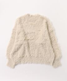 シャギークルーネックプルオーバー