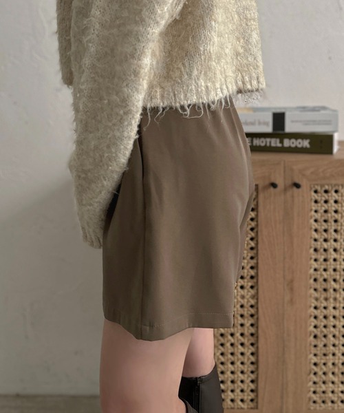 apres jour clair（アプレジュールクレア）の「【apres jour clair】アシメショートパンツ【ZOZOTOWN限定アイテム】（その他パンツ・レディース・ブラック/ブラウン系その他・フリー/X-LARGE）」の15枚目の写真
