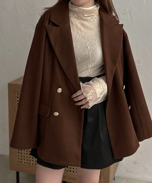 apres jour clair（アプレジュールクレア）の「【apres jour clair】アシメショートパンツ【ZOZOTOWN限定アイテム】（その他パンツ・レディース・ブラック/ブラウン系その他・フリー/X-LARGE）」の7枚目の写真