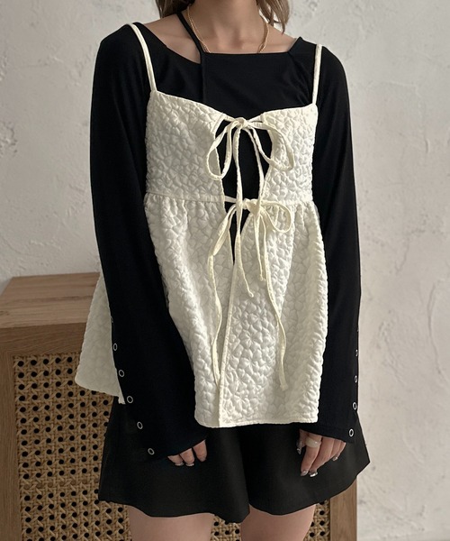 apres jour clair（アプレジュールクレア）の「【apres jour clair】アシメショートパンツ【ZOZOTOWN限定アイテム】（その他パンツ・レディース・ブラック/ブラウン系その他・フリー/X-LARGE）」の9枚目の写真