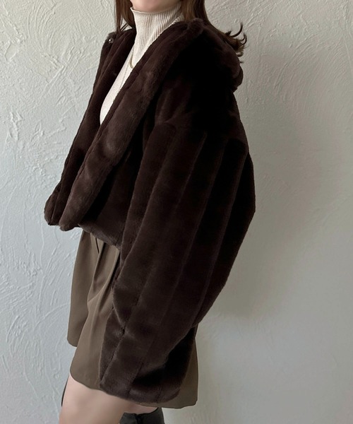 apres jour clair（アプレジュールクレア）の「【apres jour clair】アシメショートパンツ【ZOZOTOWN限定アイテム】（その他パンツ・レディース・ブラック/ブラウン系その他・フリー/X-LARGE）」の21枚目の写真
