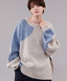 ASSORT VOLUME MIX SHAGGY KNIT / アソートボリュームミックスシャギーニット